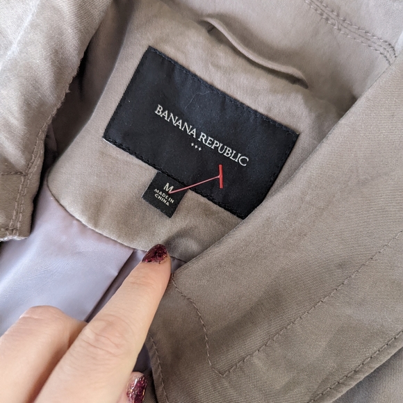 BANANA REPUBLIC - Soft Trench Coat - Picture 7 of 14